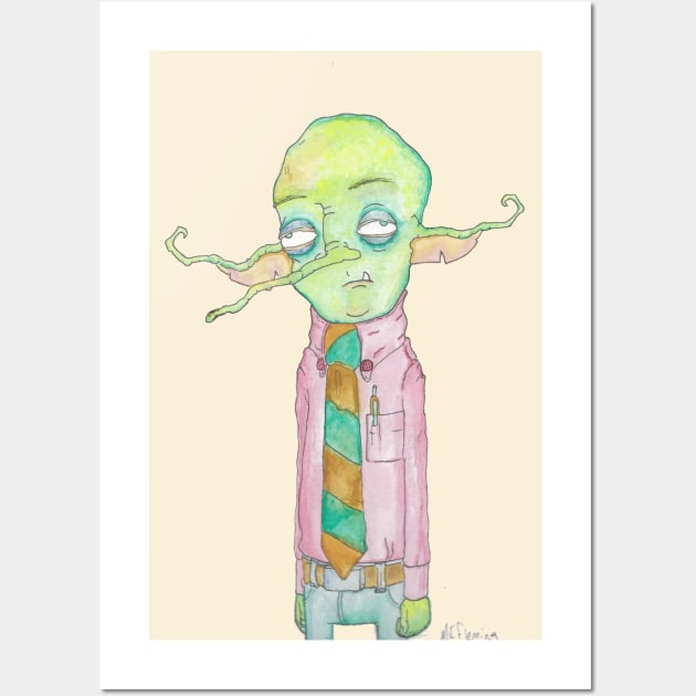 Business Casual Goblin Wall Art by TheSoftNinja